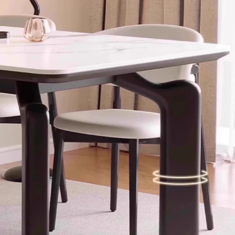Square Luxury Dining Tables For Small Space Saving Modern Living Room Dining Tables Marble Mesa De Comedor Kitchen Furniture