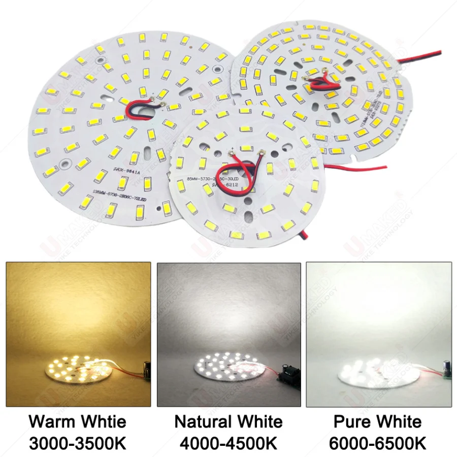 2-24W LED SMD5730 chip,led PCB with smd for bulb light, lighting source, aluminum plate base with led chip