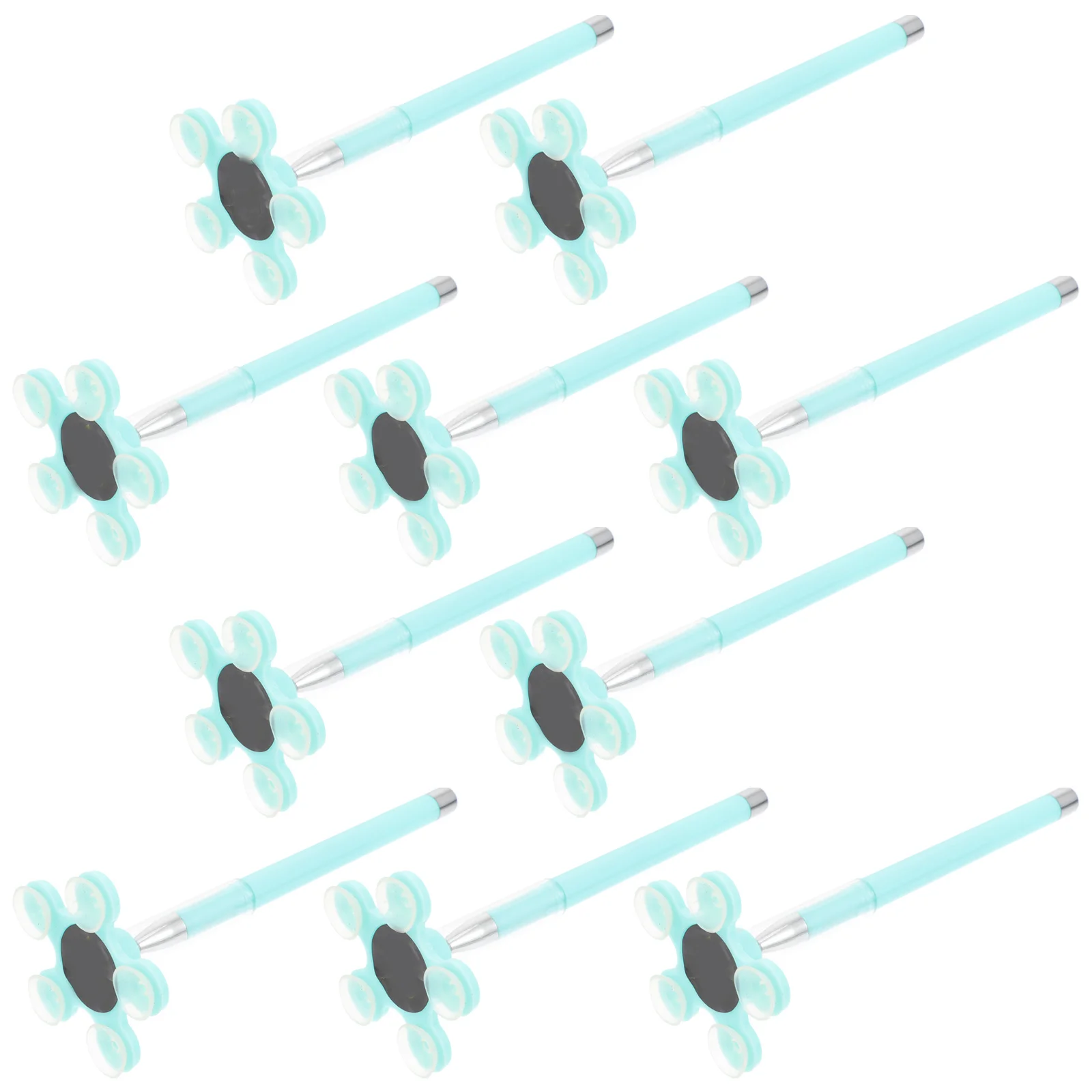 

10pcs Creative Suction Cup Phone Holder Pens Medium Point Writing Gel Pens For Office School Stationery Supplies Dual Use