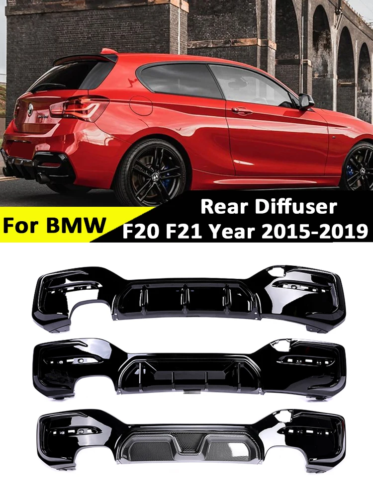 

For BMW 1 Series F20 F21 LCI 2015 -2019 CS Competition MP Style M Sport M Tech Carbon Fiber Rear Bumper Diffuser Accessories