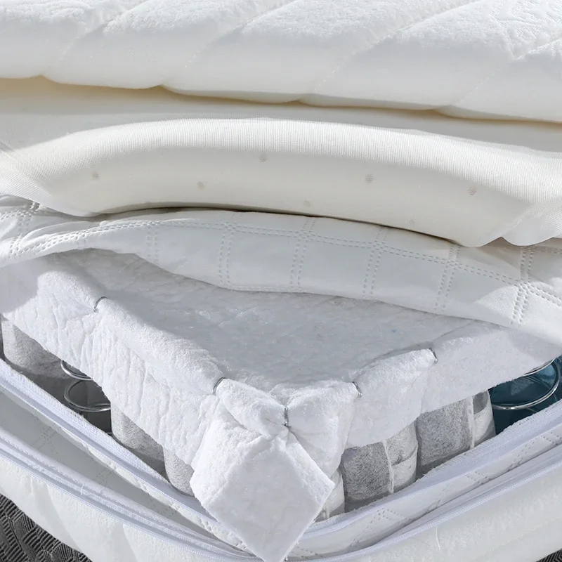 2026 Modern Hybrid Latex Mattress Topper Firm Memory Foam Roll up for Bedroom Medium Firmness Home Furniture