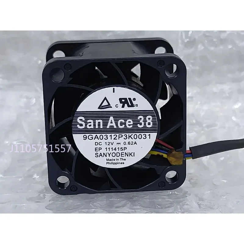 for Japan Sanyo 12V 0.62A 9GA0312P3K0031 0051 3828 high performance cooling fan