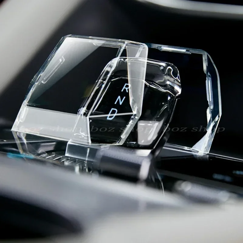 For BYD Seal DMI/EV/2024 Song PLUS/Sea Lion 07 Car Handle Protective Cover Case Gear Transparent Gear Handle Head Accessories