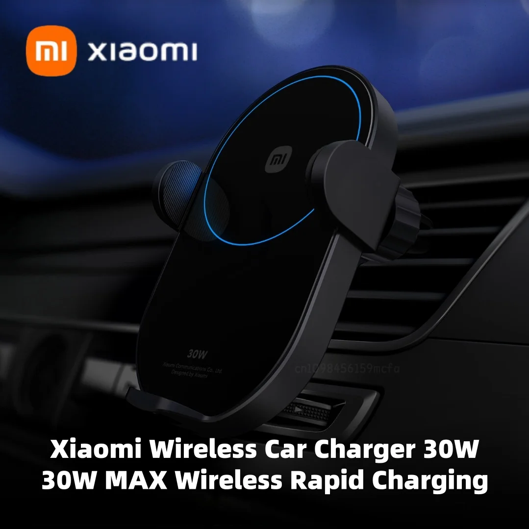 Xiaomi – chargeur de voiture sans fil Max 30W, Support de charge Flash rapide, mise hors tension et Expansion Inductive, Support de téléphone