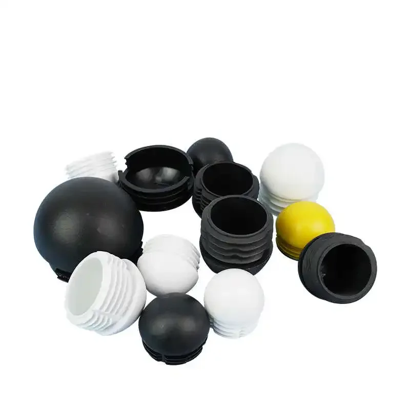 10//20/30/50Pcs White Plastic Round Plug Diameter13mm-60mm Round Pipe Plug Round Plug Table Chair Footrest Furniture Accessories