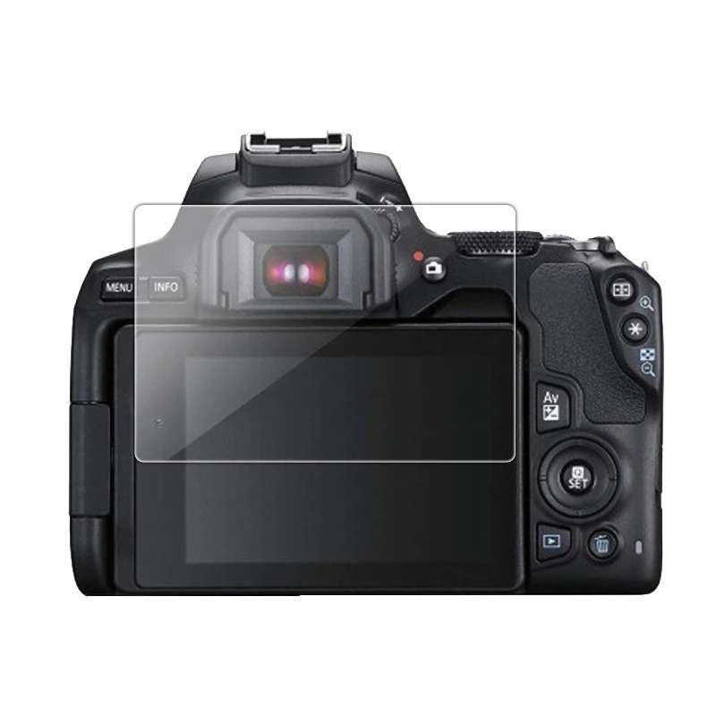 2PCS Gehärtetem Glas für Canon EOS 250D 750D 850D 90D 1200D 1300D 1500D Kamera Screen Protector Kamera LCD Display bildschirm Film