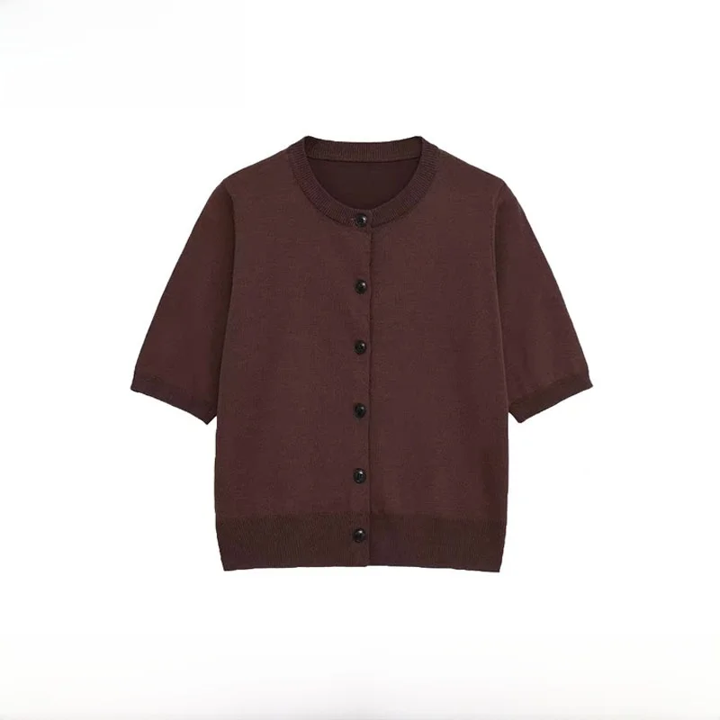 

Faionable mat Lazy Sle Open Cardigan Outerwear New Autumn Winter Women's Polyester Fiber round Ne ort Sve