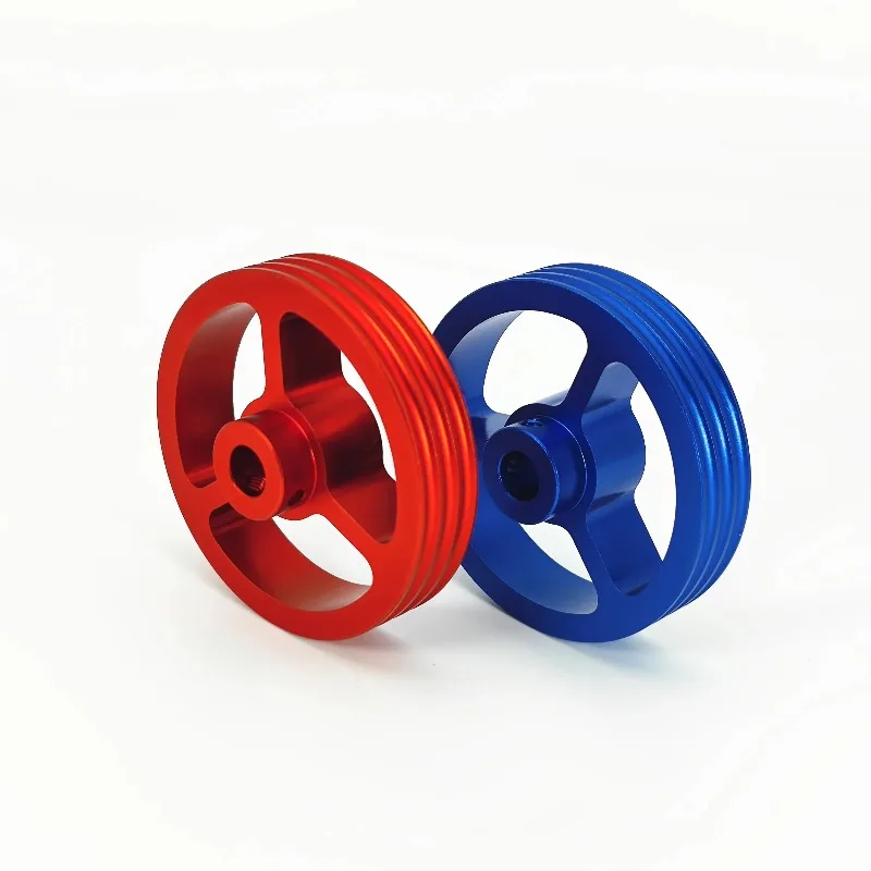 تجميعات البكرة المعدنية الملونة الصناعية عالية الأداء آلة دقيقة بواسطة CNC لتقنية أسلاك الفولاذ المقاوم للصدأ EDM #2