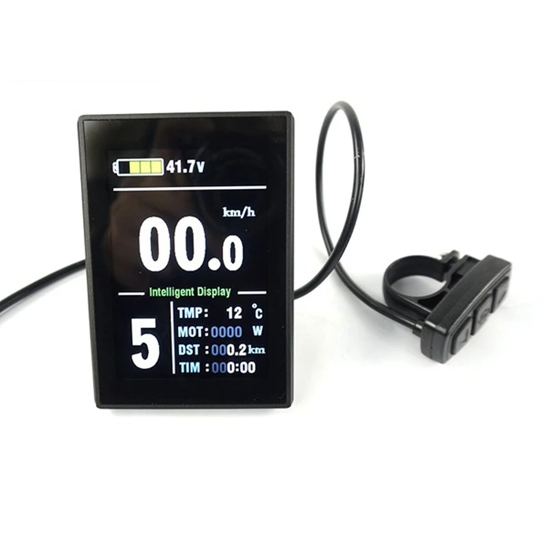 24V/36V/48V lcd8s lcd8h colorful display speed meter e bike display