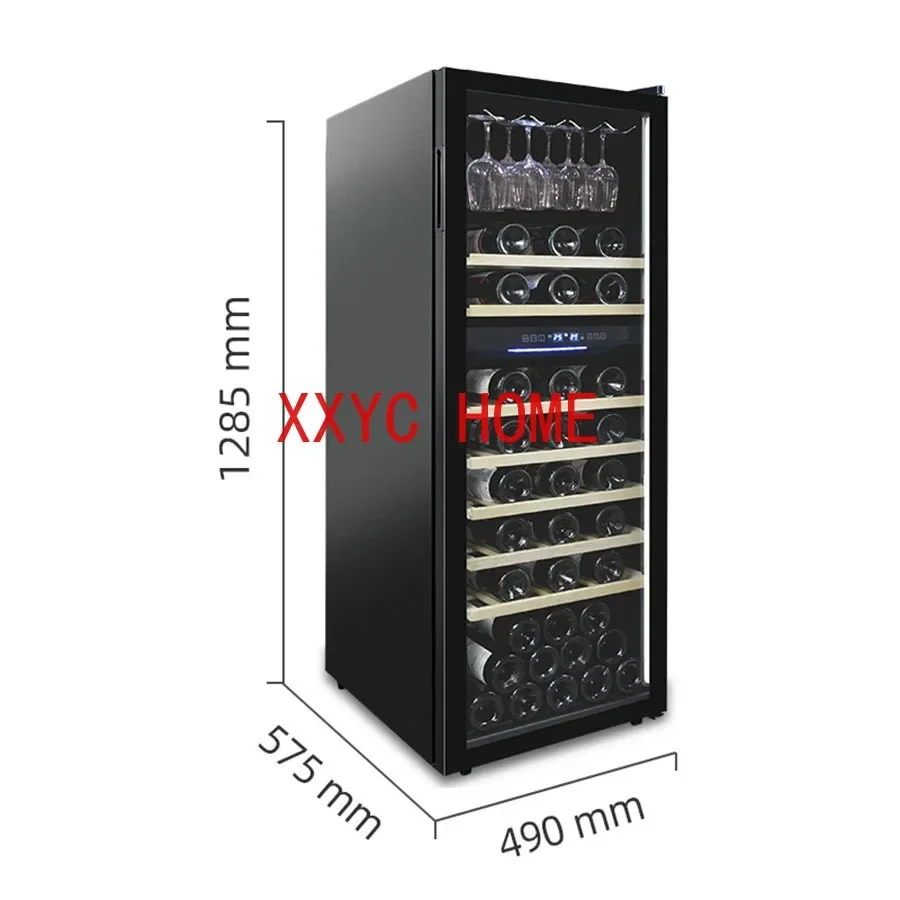 Houses Small Single Cooler Refrigerator Black Storage Cube Thermostatic Bar Cabinet Galss Szafka Furniture