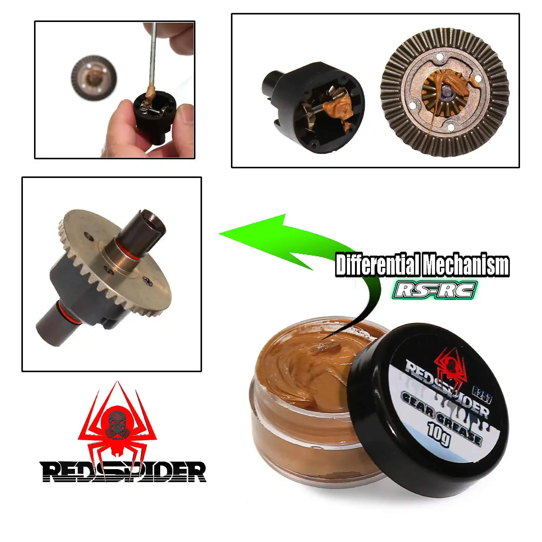 Model Car Differential Oil Metal Diagonal Umbrella Gear Anti Wear Agent Noise Reducing Lubricating Oil R257Gear Oil for RC Cars