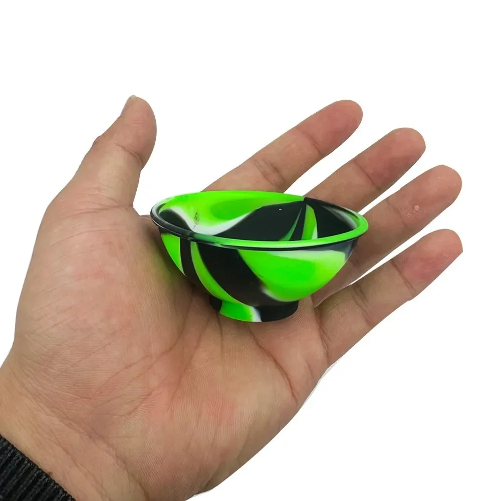 

5pcs 67mm Silicone Bowl 15g Capacity Multi Use Grinding Bowl for Tobacco Kitchen Oil Storage Smoking Accessories