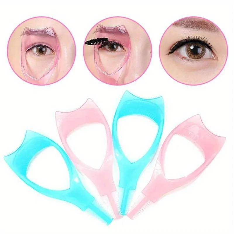 3-in-1 Mascara Protector Applicator - Alles-in-één wimperborstel, wimperkam, eyeliner voor mooie wimpers