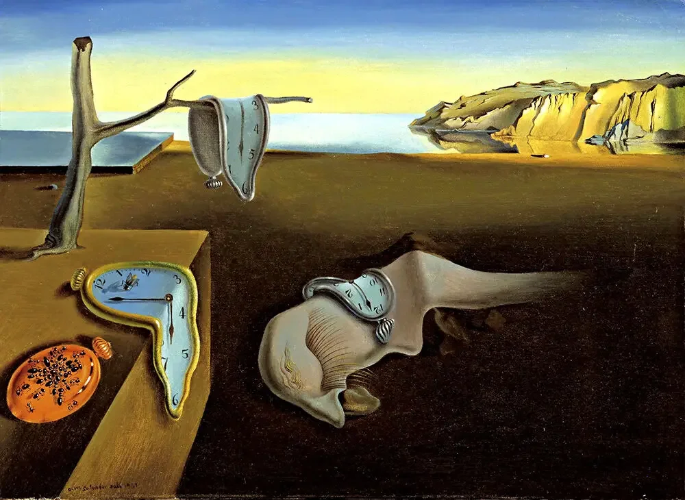 Salvador Dali la persistance de la reproduction d'art de mémoire, impression d'image d'art, injPoster, décor de mur à la maison