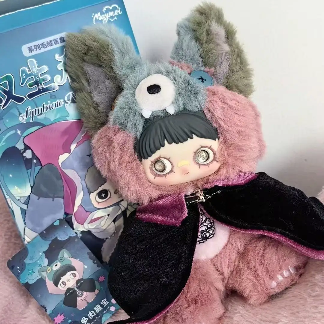 

Maymei Symbiote Neverland Series Blind Box Maymei V4 Vinly Plush Surprise Bag Bunny Anime Doll Pandent Keychain Mystery Box Toys