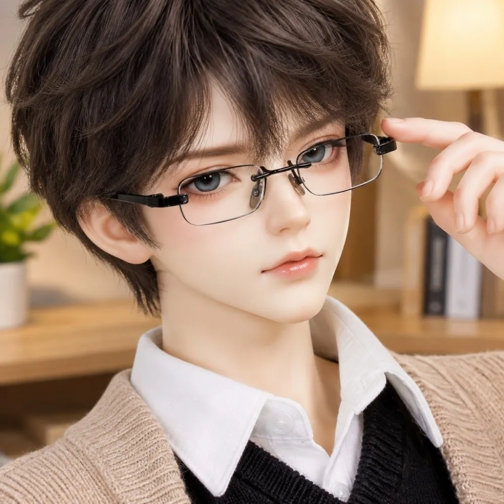 4.5/5.5/6.5cm Length Doll Glasses Fashion Mini Doll Eyeglasses Cute Animal Eyeglasses For 1/3 1/4 BJD Dolls/for Cotton Dolls