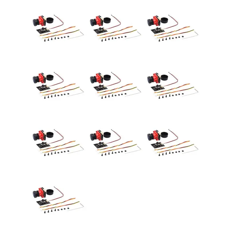 【NEWLY】10X For Mista Ratel FPV Camera 2000TVL 2.1Mm Lens 5MP Night Vision Camera NTSC & PAL Switchable With OSD A