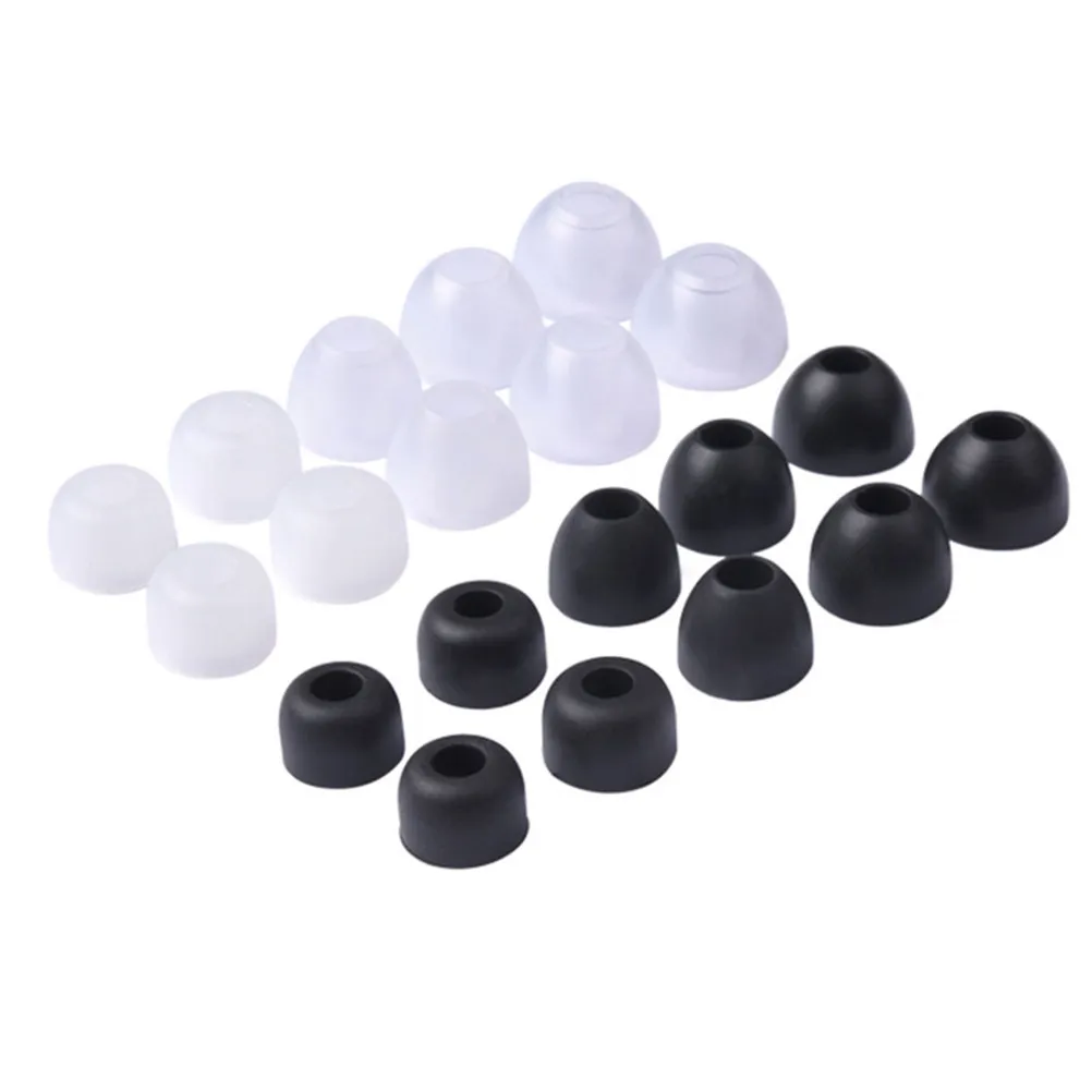 50 embouts d'écouteurs en silicone de qualité supérieure, compatibles avec les écouteurs sans fil de 9 à 11 mm, ajustement sûr et stable, résistants à la sueur, pour la course à pied