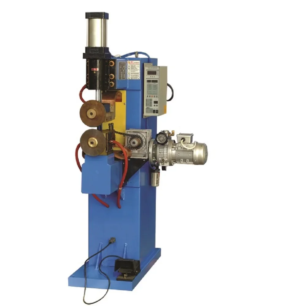 Oil Heater Sheet Seam Welder Automatic Aluminum Shell Resistance Seam Welding Machine Pneumatic Seam Welder