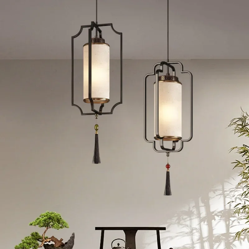 

New Chinese-style small chandelier single-headed corridor aisle bar counter bedside entrance entrance light