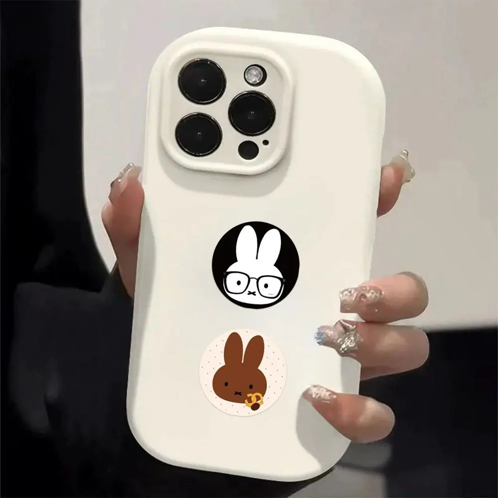 Miffy Kaninchen Q-Edition Rollaufkleber Cartoon Niedliche Jungen- und Mädchen-Sticker für Handkonto-Tagebücher Hochwertige DIY-Aufkleber – Detail 9