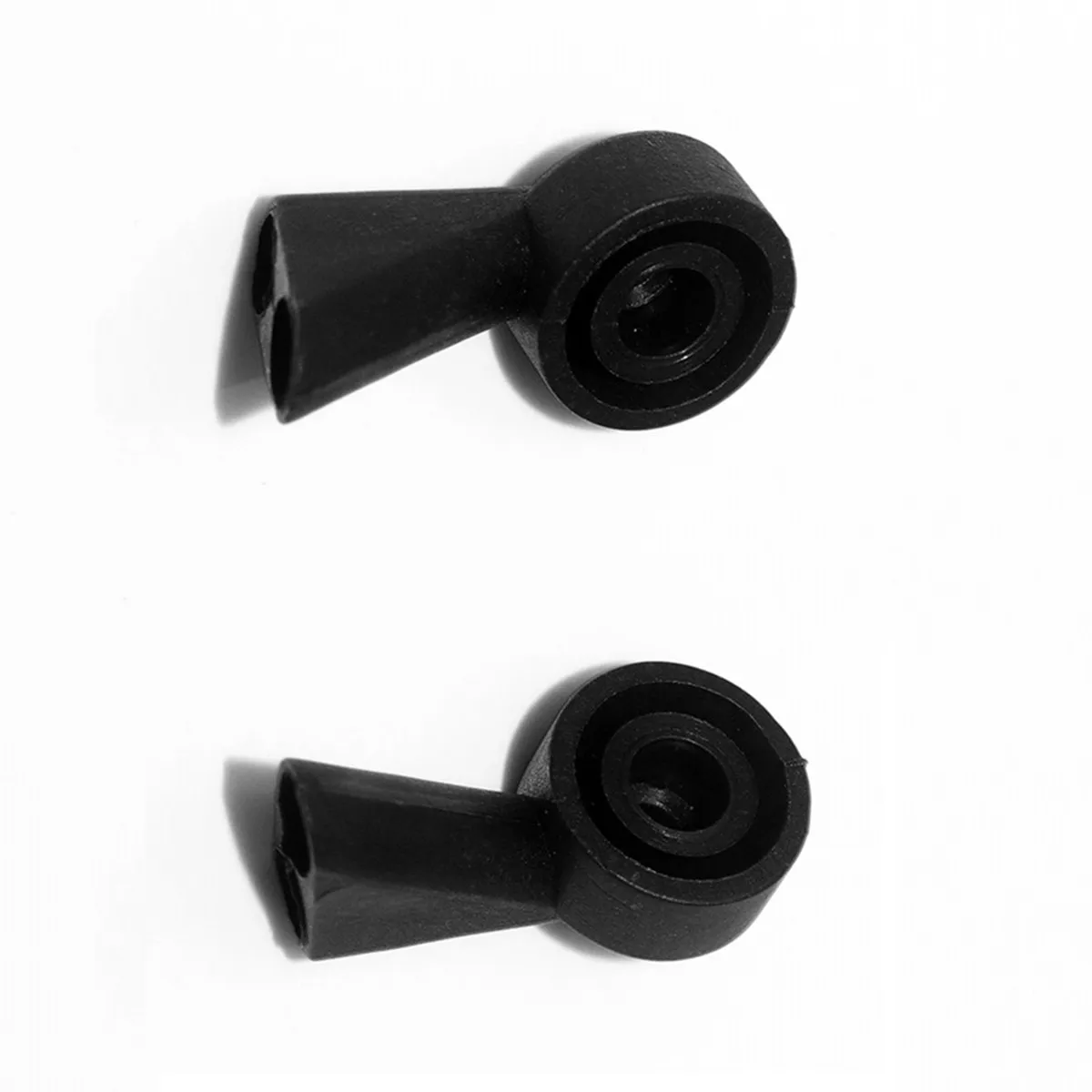 2PCS Rear Wiper Washer WindShield Nozzle Spray Jet For Audi A1 A3 A4 Q7 8E9955985 Plastic Black