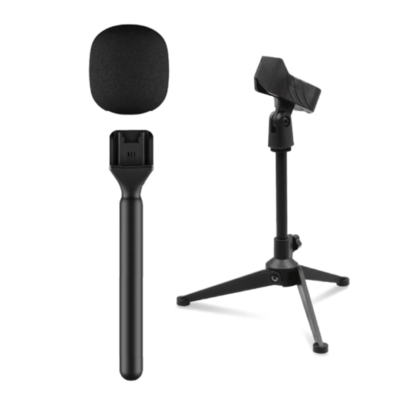 

Convenient Wireless Microphone Handle Grip with Windproof Sponge for Mic Dropship