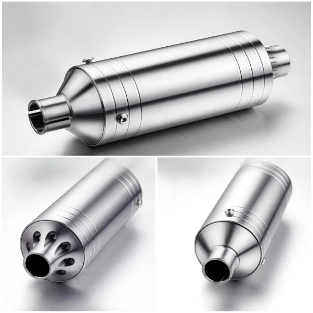 

Модель двигателя 26cc, выхлопная труба, алюминиевый металлический глушитель, модель двигателя лодки, 135 мм, цилиндрический глушитель, аксессуары