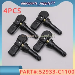 4PCS 52933-B2100 433MHZ TPMS Tire Pressure Sensor For Kia Soul Sedona Hyundai Creta I10 52933B2100