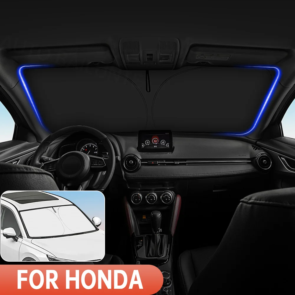 For Honda CRV 2007–2015 2016 Windshield Sunshade Cover Front Window UV Protection Visor Sun Shade Vehicle Interior Accessory