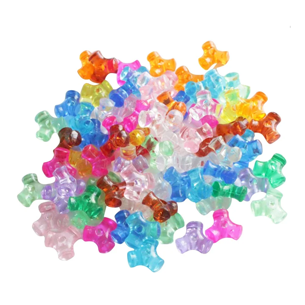 1000Pcs Plastic Loose Beads Kits DIY Kids Jewelry Making Craft Necklace Bracelet Multicolor Beads Set Bead Kids Set