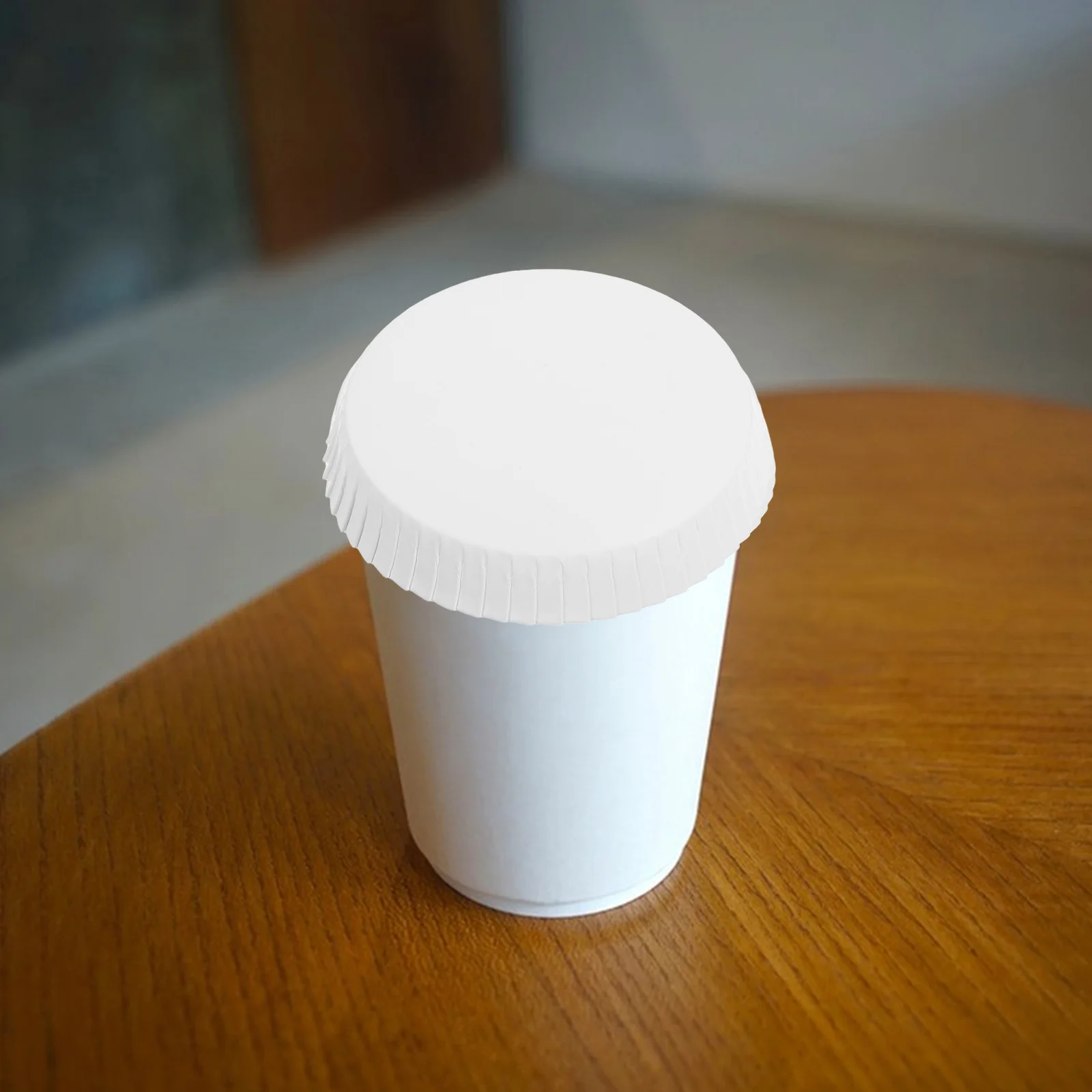 

100 Pcs Cup Cover Lid Lidcup Hot White Covers for Drinks outside Coffee Lids Replacement Cap