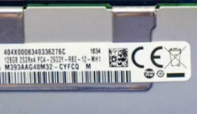 

For 128g 2s2rx4 pc4-2933y ECC reg M393AAG40M32-CYF