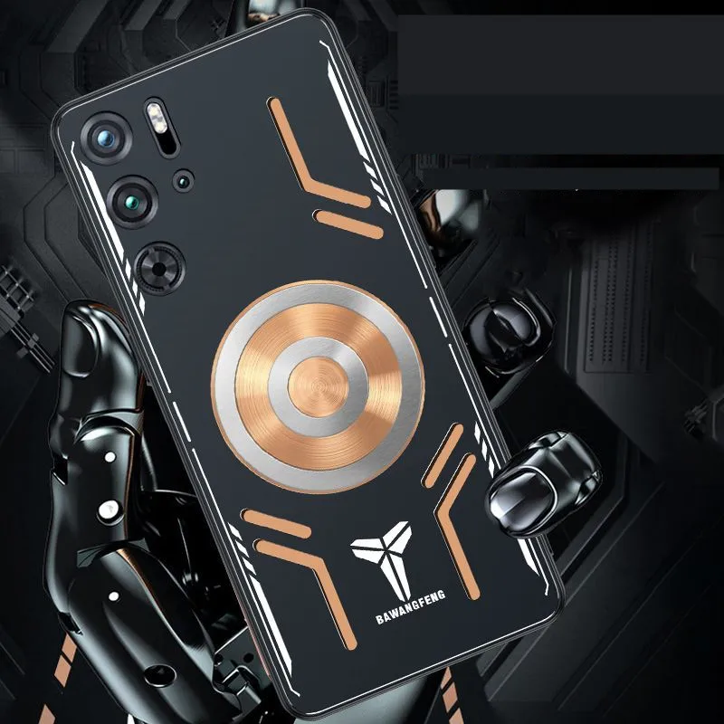 

Для Nubia Redmagic 10s Pro Red Magic 9 9s 10 Pro Plus Охлаждающий чехол Магнитный противоударный медный металлический теплоотводящий чехол Funda