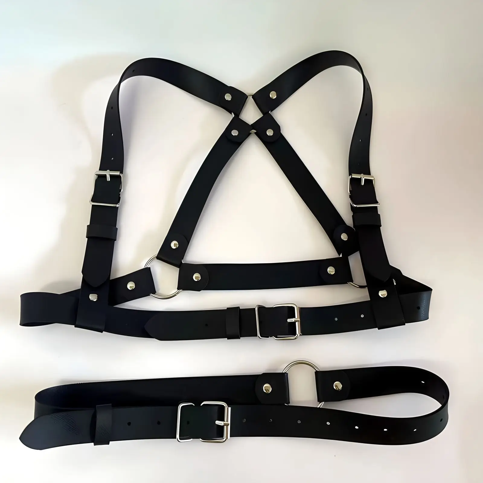 2025 إمرأة موضة جلد الجسم تسخير حزام ملحق القوطية الشرير الغريبة الوثن Bdsm عبودية إغراء مثير اكسسوارات