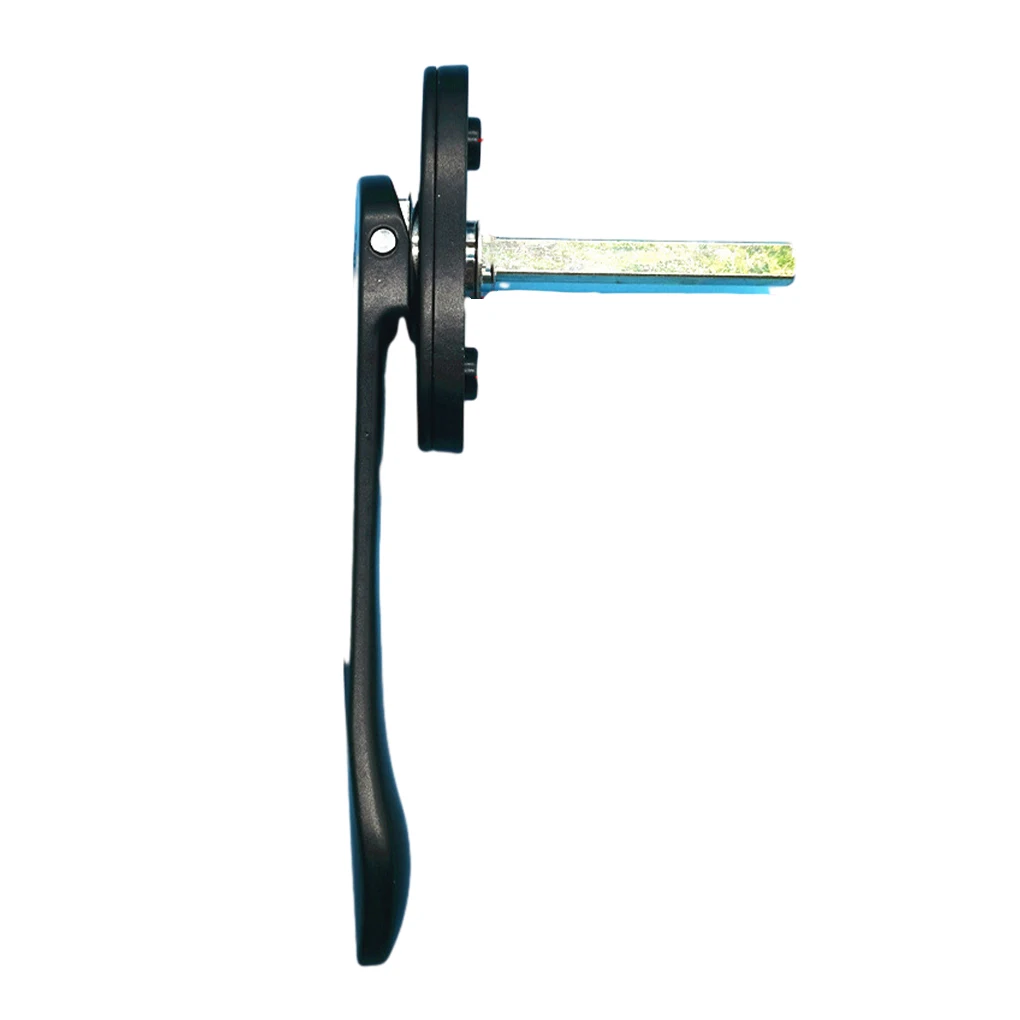 Pantalla de ventana abatible de aleación de aluminio, puente roto, manija de ventana, puerta plegable, mango de acero cuadrado plano fino en forma de espada, 1 ud.