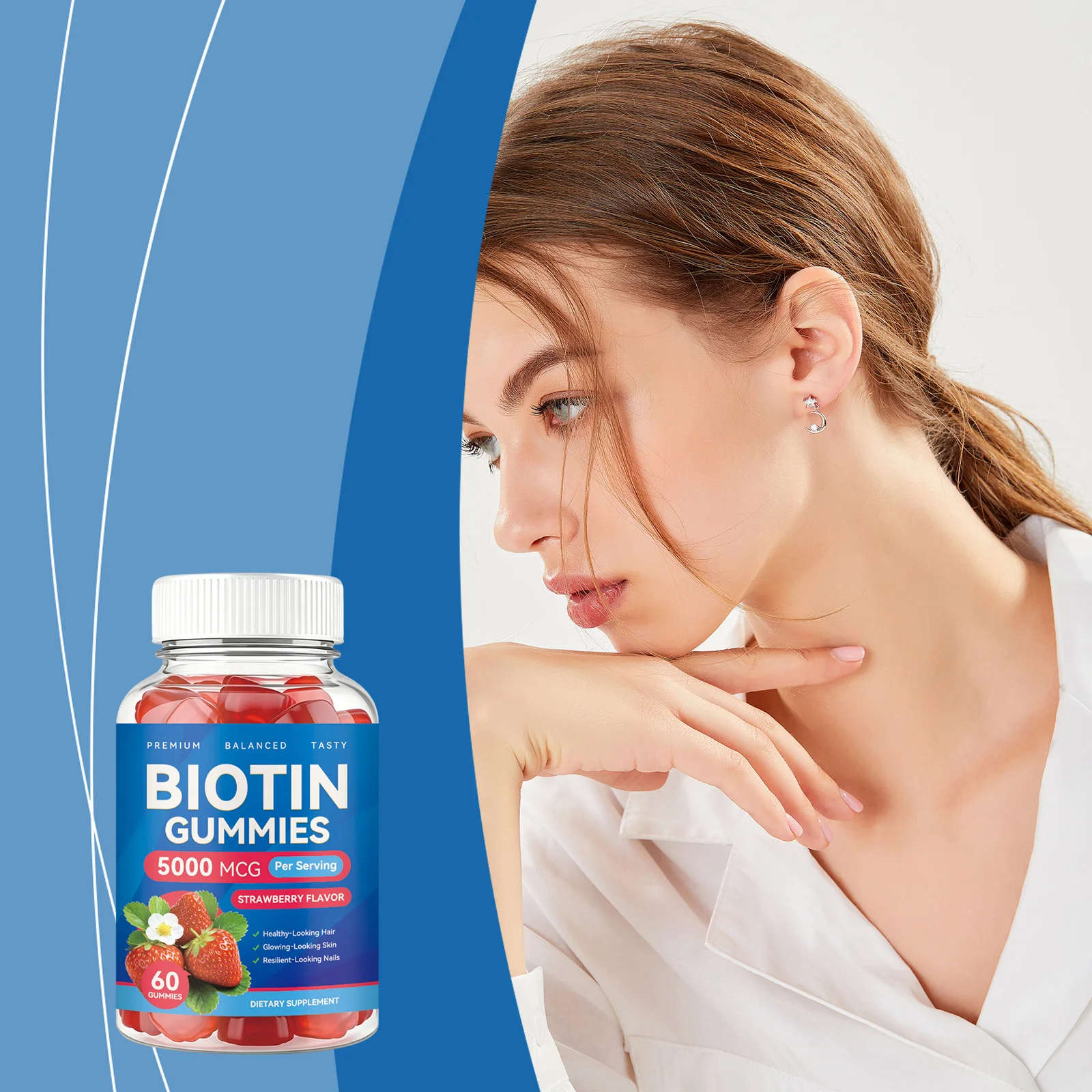 Gomme alla Biotina, Cura per C - Hair Care Gummies recensione e prezzo