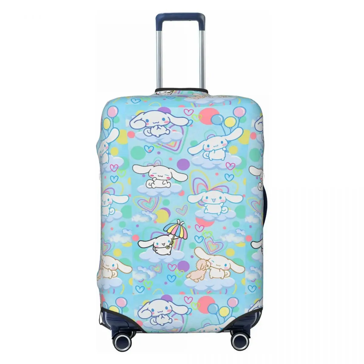 Sanrio Hello Kitty Cinnamoroll Kuromi Suitcase Cover  Cartoon Anime Elastic Cruise Trip Protector Luggage Accesories Vacation