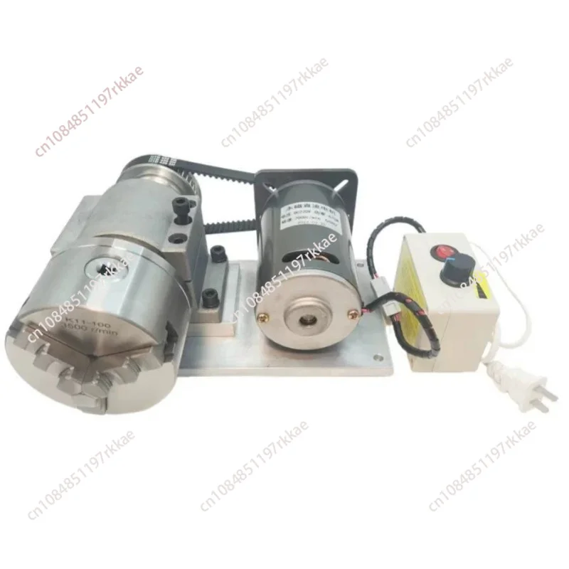Mini Lathe Woodworking Polishing Rod Repair Machine Chuck 80 100 125 Spindle Unpowered Headstock Assembly