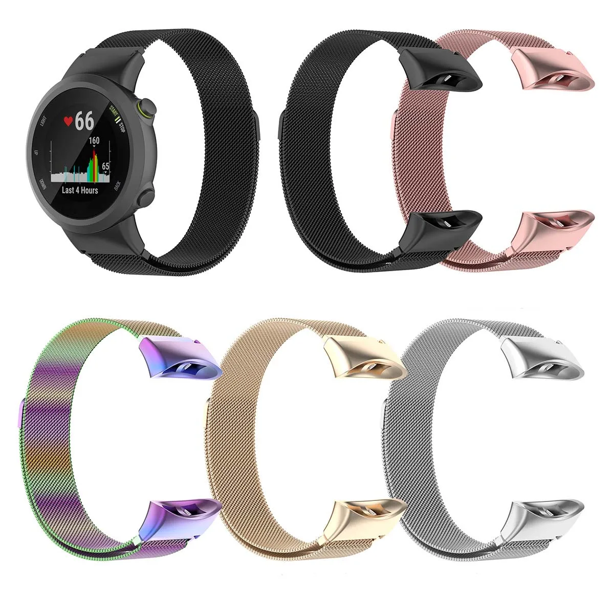 Magnetic Loop Sport Strap For Garmin forerunner 45 45S Smart watch Replacement Band Bracelet For Garmin forerunner swim 2 Belt