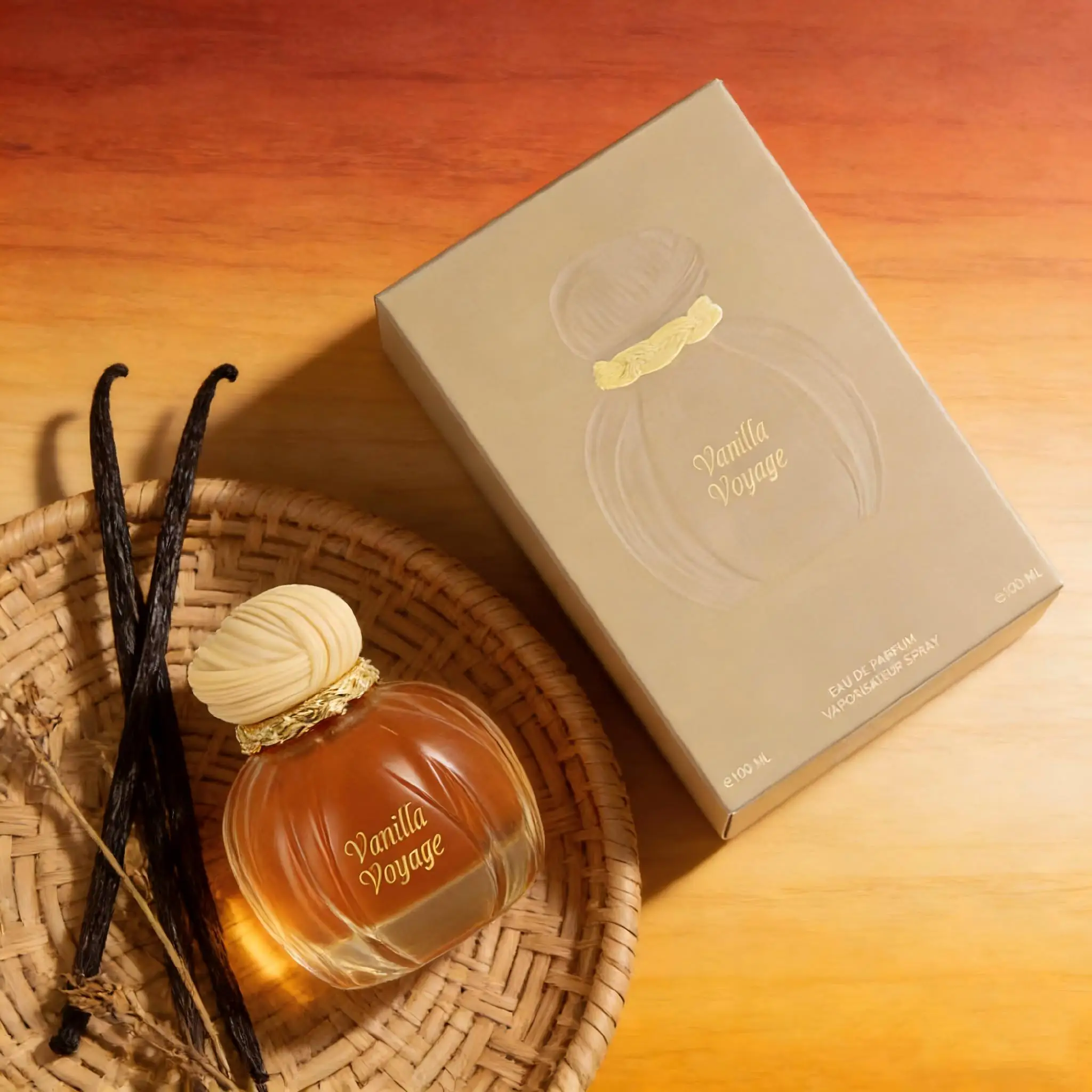 

Vanilla Voyage Eau De Parfum Sweet Vanilla & Amber Notes Perfect Present for Special Occasions.