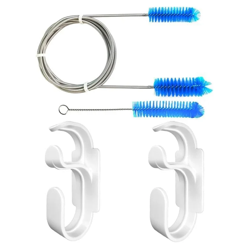 

【OFF SHELF】CPAP Hose Cleaning Kit-7Ft Flexible Tube Brush, 7" Mask Brush& 2PCS Hose Holder Hook