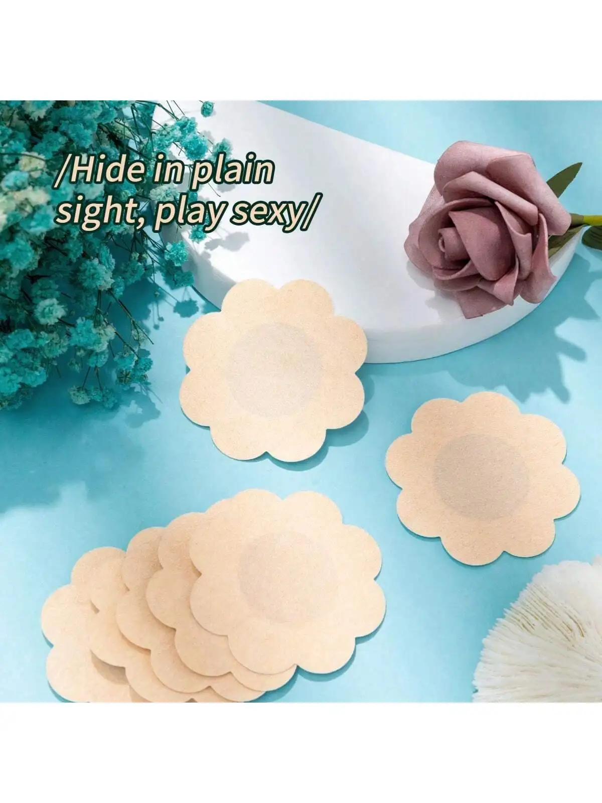 100 Pieces nipple covers disposable nipple Pasties nipple Petals