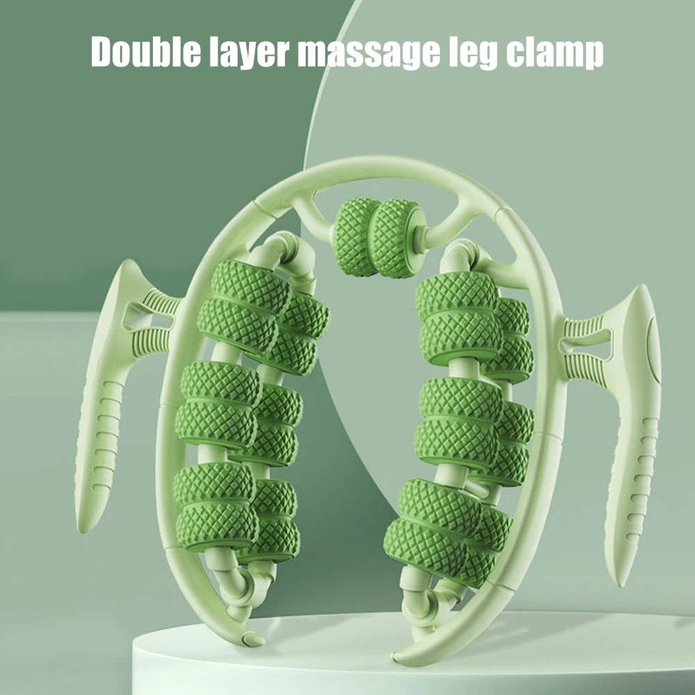 1 Stück 26 Rad Ringförmiges Beinklemmmassagegerät 360-Grad-Drehung Multifunktionales Cellulite-Massagegerät Handheld Glattes Werkzeug – Detail 2