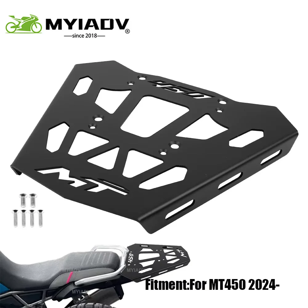 

For CFMOTO 450MT 450 MT 2024 Motorcycle Rear Rack Luggage Ride Top Carrier Box Holder Bracket Storage Suitcase Tail Cargo Shelf