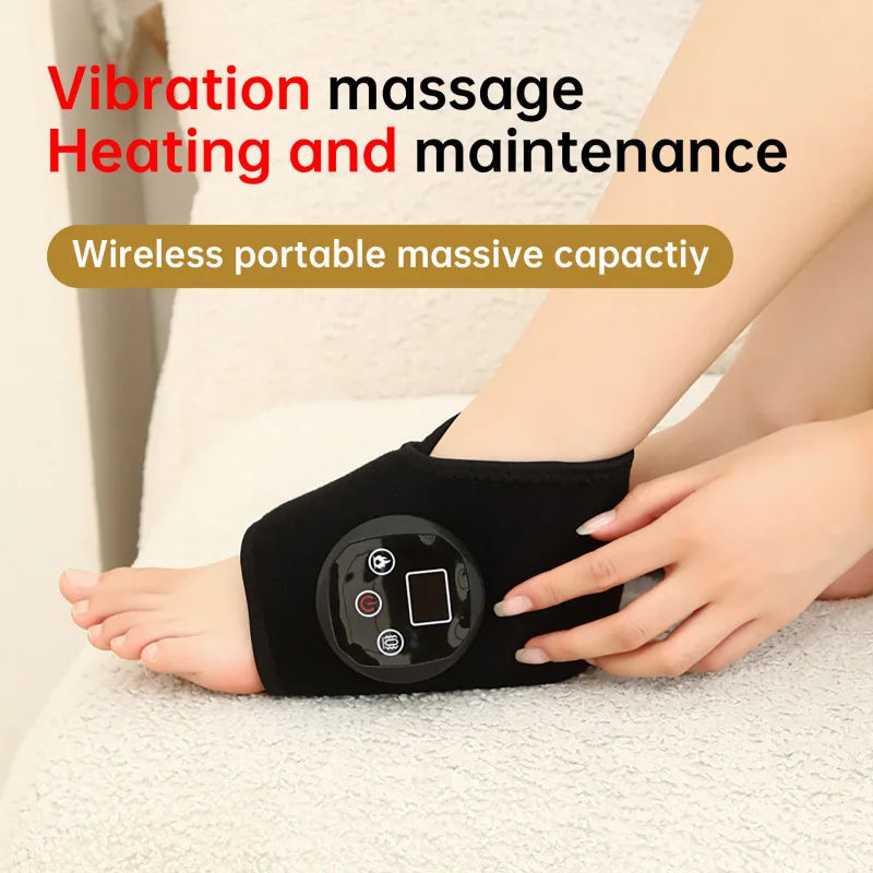 New Electric Foot Massager Heated Massage Machine Barefoot Relaxation Slow Release Pain Relief with Music