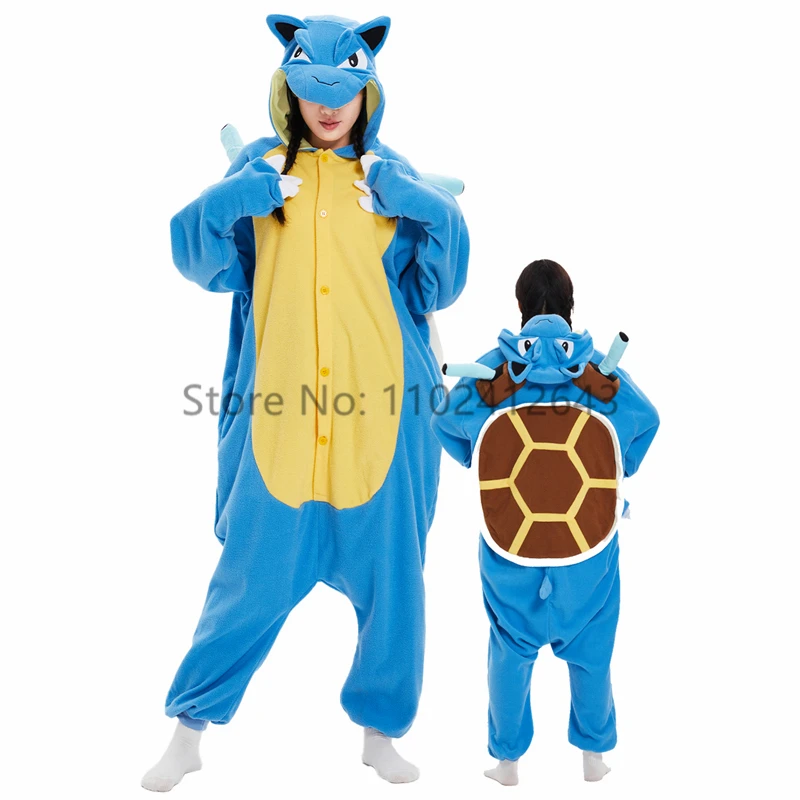 ELEIMOS Halloween Onesie Turtle For Women Men Adult Animal Kigurumis Pyjamas Cartoon Pajama Homewear Cosplay Costume