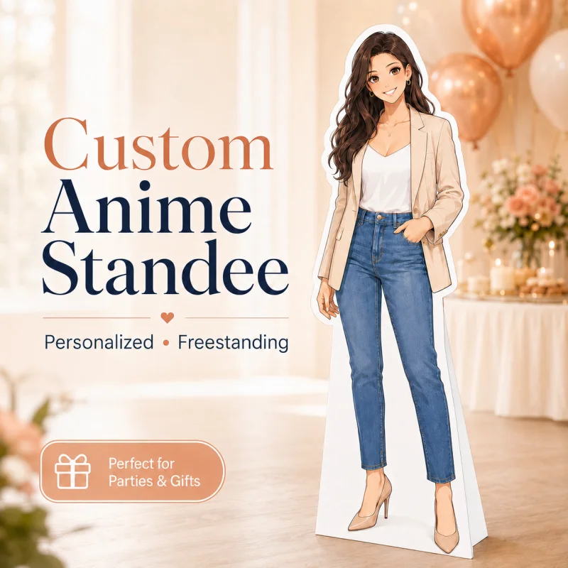 Photography Paper - Custom Life Size Standee with Your