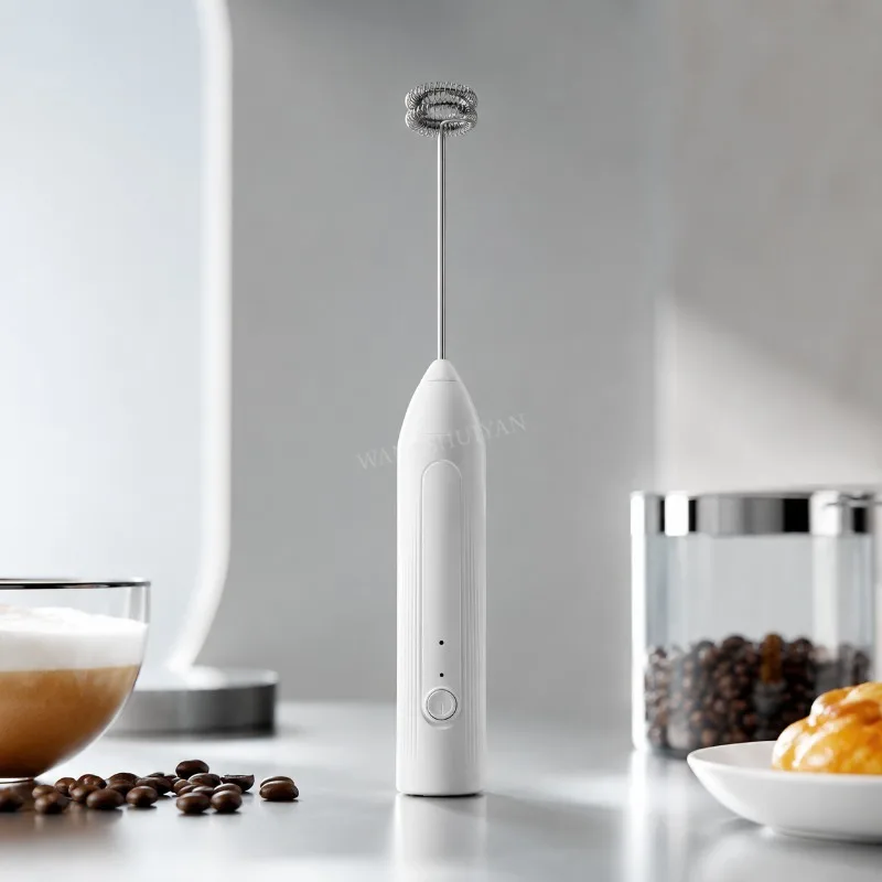 1PC Hand Blender Electric Egg Beater Milk Frother Wireless Mini Drink Mixer Foamer Household Kitchen Stirring Tools