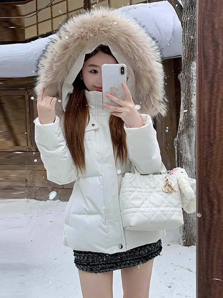 

Sli Hooded ort Cotton Jaet Women's Thiened Slimming Winter Coat Warm Comfortable Breathable Casual Outerwear